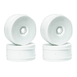 Centro 1/8 Dished Buggy Wheels Set Of 4 - White Centro 1/8 Dished Buggy Wheels Set Of 4 - White