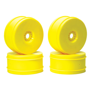 Centro 1/8 Dished Buggy Wheels Set Of 4 - Yellow Centro 1/8 Dished Buggy Wheels Set Of 4 - Yellow
