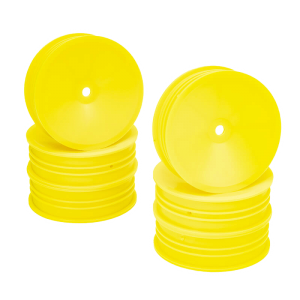 Centro 1/10 Dished Buggy Front 2WD Slim Flex Wheel - 3 Pairs Yellow Centro 1/10 Dished Buggy Front 2WD Slim Flex Wheel - 3 Pairs Yellow