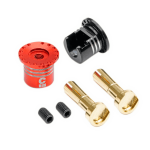 Centro Aluminium Heatsink Plug Grips With 4mm Bullets