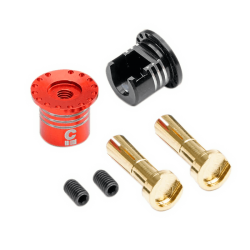 Centro Aluminium Heatsink Plug Grips With 4mm Bullets