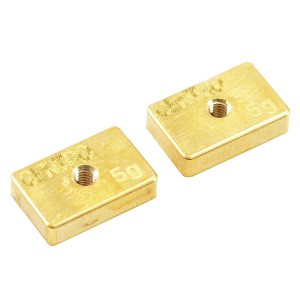 Centro Precision Brass 5g Balancing Weights (pr)