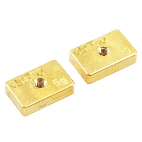 Centro Precision Brass 5g Balancing Weights (pr)