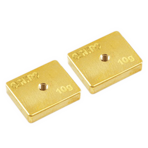 Centro Precision Brass 10g Balancing Weights (pr)