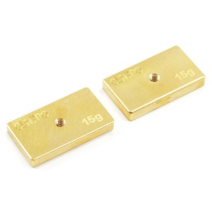 Centro Precision Brass 15g Balancing Weights (pr)