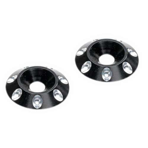 Centro 1/10th Wing Washers - Black