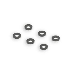 Centro Black M3 Flat Washer 5.75mm X 1.0mm (6)