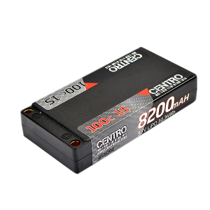 Centro 1s 8200mah 3.7v 100c Hardcase Lipo Battery