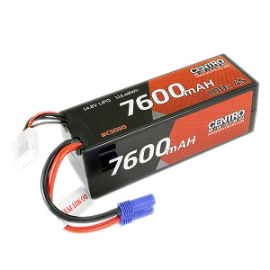 Centro 4s 7600mah 14.8v 100c Hardcase Lipo Battery EC5