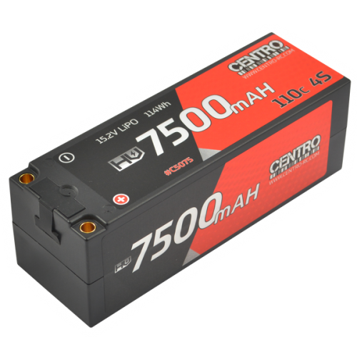 Centro HV 4S 7500mah 15.2v 110c Hardcase Lipo Battery