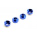 Centro Aluminium Servo Mount Collars (4) Blue